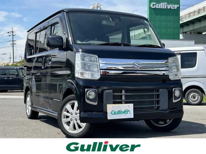 新着情報“エブリイワゴンPZターボ 標準ルーフ”2015年式ブルーイッシュブラックパール3入荷しました！