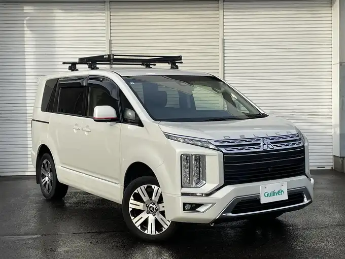 新着情報“デリカＤ：５G パワーパッケージ”2019年式ウォームホワイトパール入荷しました！