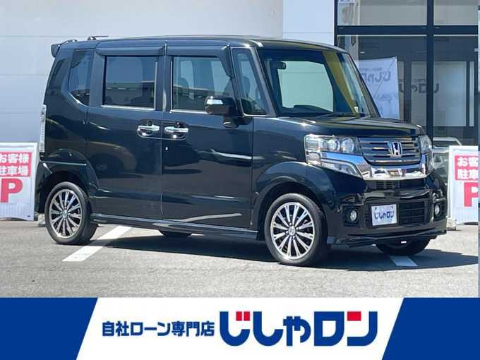 新着情報“Ｎ－ＢＯＸカスタムG特別仕様車ターボSSパッケージ”2014年式スマートブラック入荷しました！