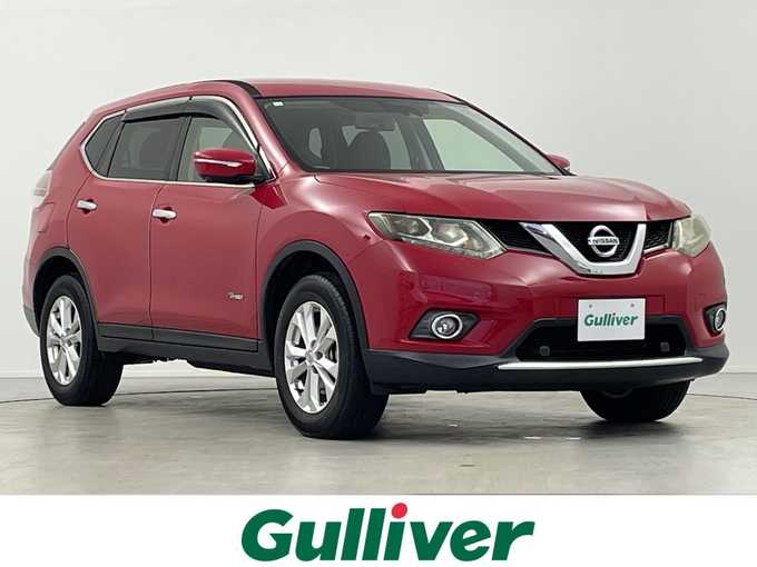 新着情報“エクストレイル20X ハイブリッド エマージェンシーブレーキパッケージ”2016年式バーニングレッド入荷しました！