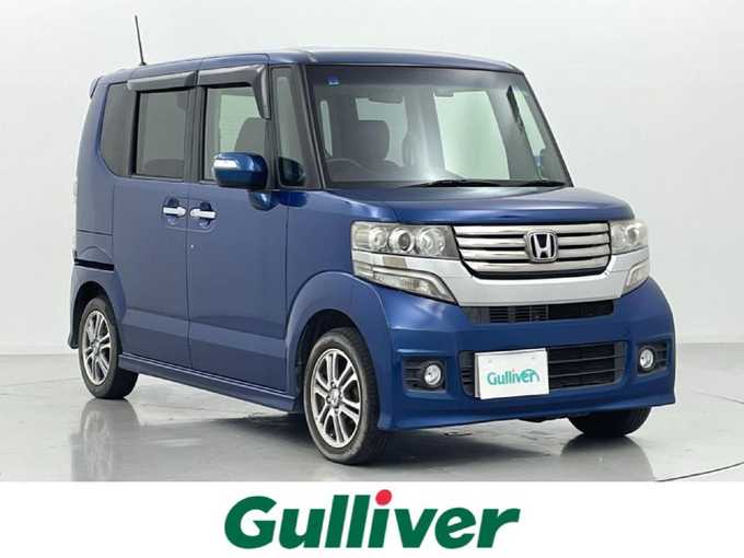 新着情報“Ｎ－ＢＯＸカスタムG”2013年式プレミアムダイナミックブルーパール入荷しました！