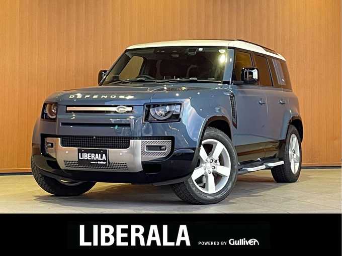 新着情報“ディフェンダー110SE P300 エアサスペンション装着車”2022年式青／白入荷しました！