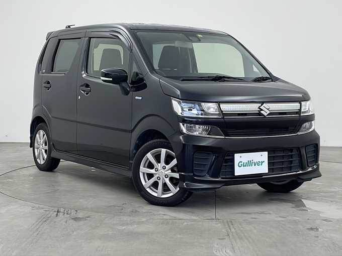 新着情報“ワゴンＲハイブリッドFZ セーフティパッケージ装着車”2018年式ブルーイッシュブラックパール3入荷しました！