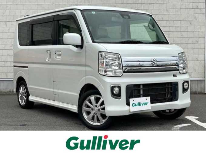 新着情報“エブリイワゴンPZターボ 標準ルーフ”2017年式パールホワイト入荷しました！