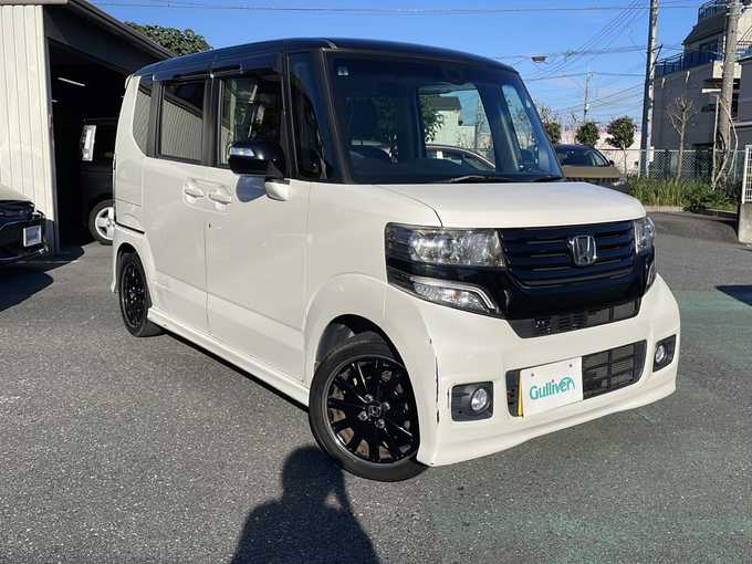 新着情報“Ｎ－ＢＯＸカスタム2トーンカラースタイル G特別仕様車ターボSSパッケージ”2014年式パールⅡ入荷しました！