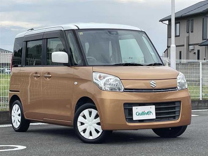 新着情報“スペーシアX（レーダーブレーキサポート装着車）”2014年式キャンドルオレンジメタリック/ホワイト入荷しました！