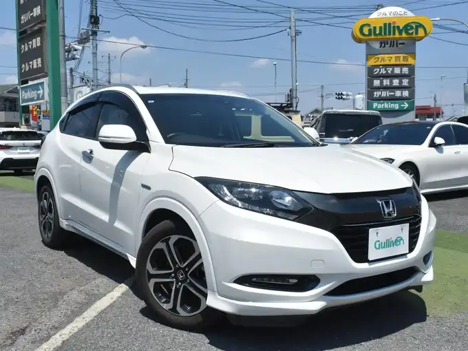 新着情報“ヴェゼルハイブリッドZ・ホンダセンシング”2017年式ホワイトオーキッドパール入荷しました！