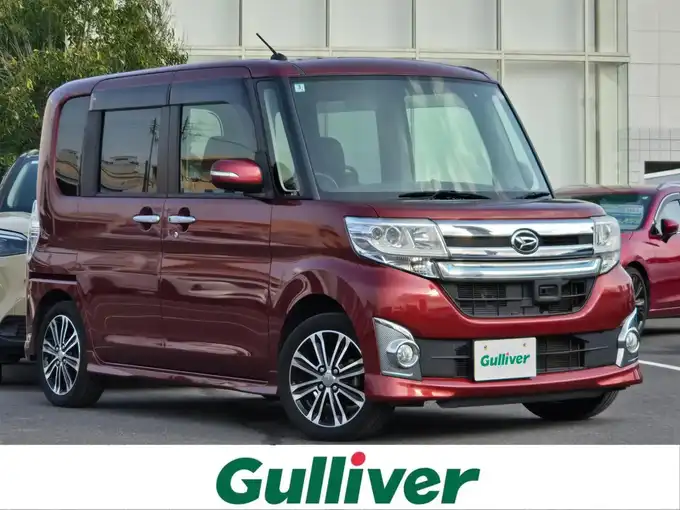 新着情報“タントカスタムRS SA”2014年式ファイアークォーツレッドM入荷しました！