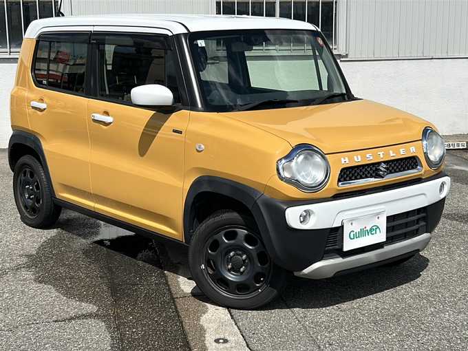 新着情報“ハスラーFリミテッド セットオプション装着車”2017年式アクティブイエロー/ホワイト2トーンルーフ入荷しました！