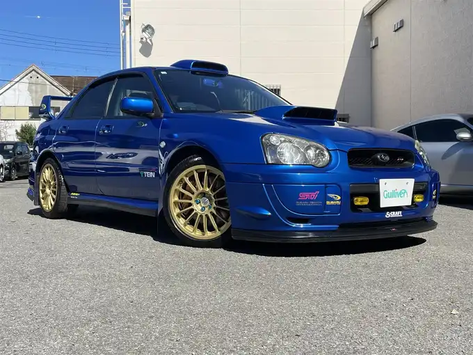 新着情報“インプレッサWRX STi”2003年式WRブルーマイカ入荷しました！
