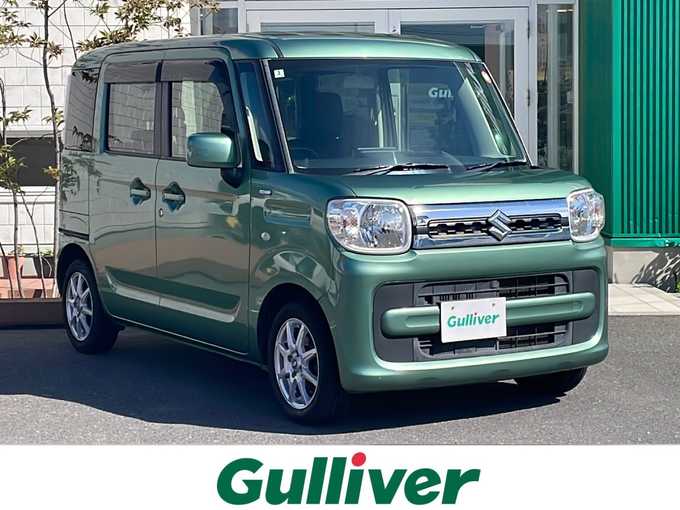 新着情報“スペーシアハイブリッドX 衝突被害軽減ブレーキ非装着車”2018年式ツールグリーンパールメタリック入荷しました！