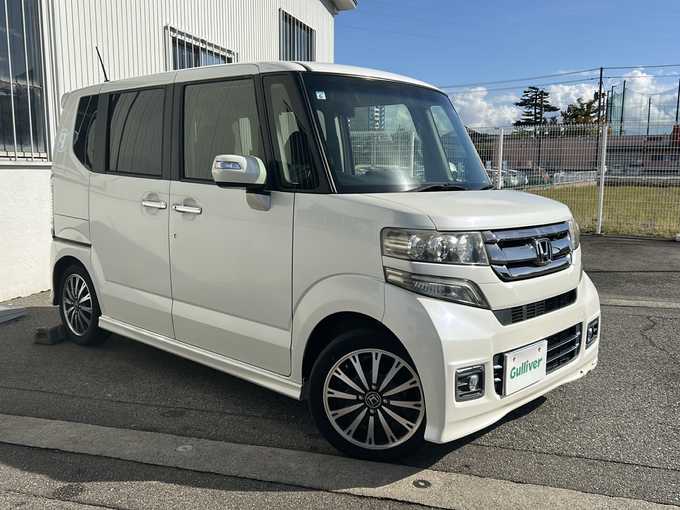 新着情報“Ｎ－ＢＯＸカスタムG・ターボLパッケージ”2015年式プレミアムホワイトパールⅡ入荷しました！