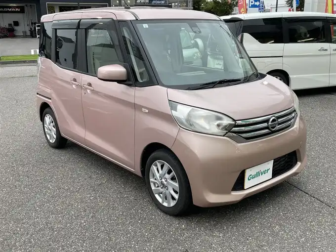新着情報“デイズルークスX Vセレクション+セーフティⅡ”2015年式シルキーローズM入荷しました！