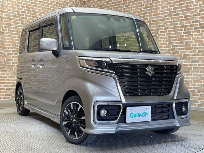 新着情報“スペーシアカスタムハイブリッドXS”2020年式スチールシルバーM入荷しました！
