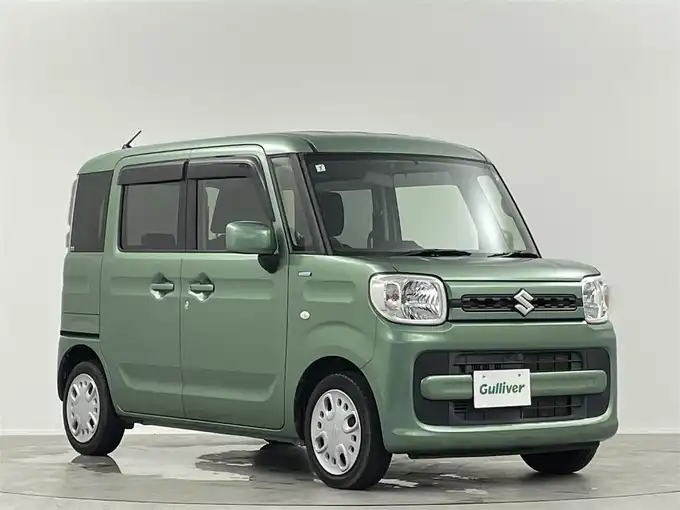 新着情報“スペーシアハイブリッドG 衝突被害軽減ブレーキ非装着車”2019年式ツールグリーンパールメタリック入荷しました！
