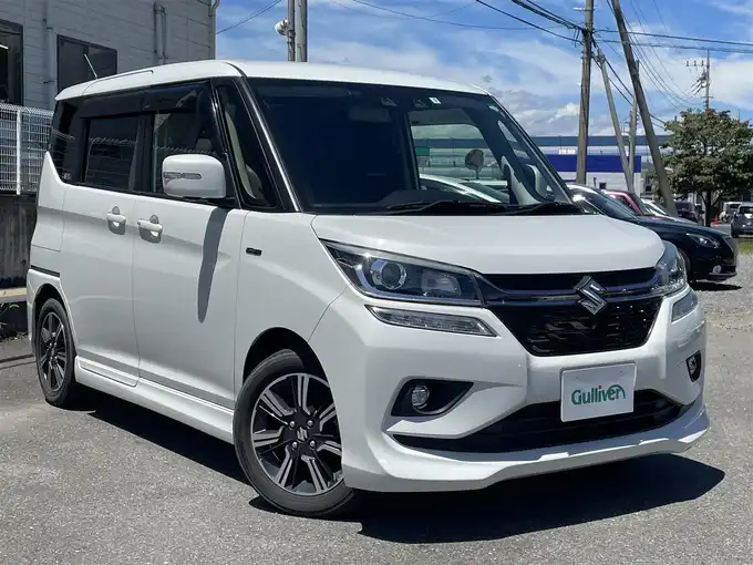 新着情報“ソリオバンディット HV SV”2019年式ピュアホワイトP入荷しました！