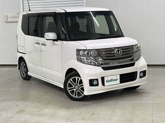 新着情報“Ｎ－ＢＯＸカスタムG特別仕様車SSパッケージ”2015年式プレミアムホワイトパール入荷しました！