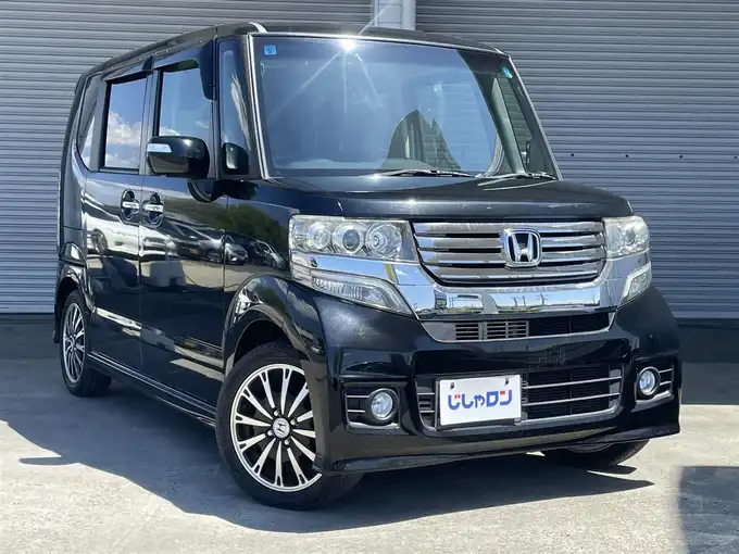 新着情報“Ｎ－ＢＯＸカスタムG特別仕様車ターボSSパッケージ”2013年式クリスタルブラックパール入荷しました！