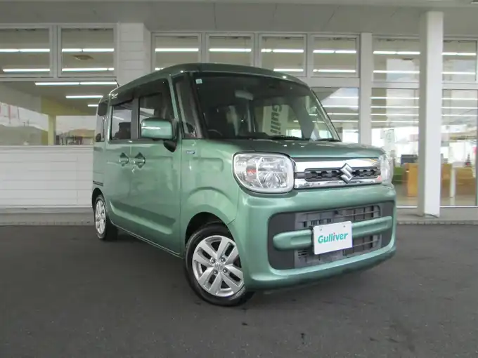 新着情報“スペーシアハイブリッドX”2019年式ツールグリーンパールメタリック入荷しました！