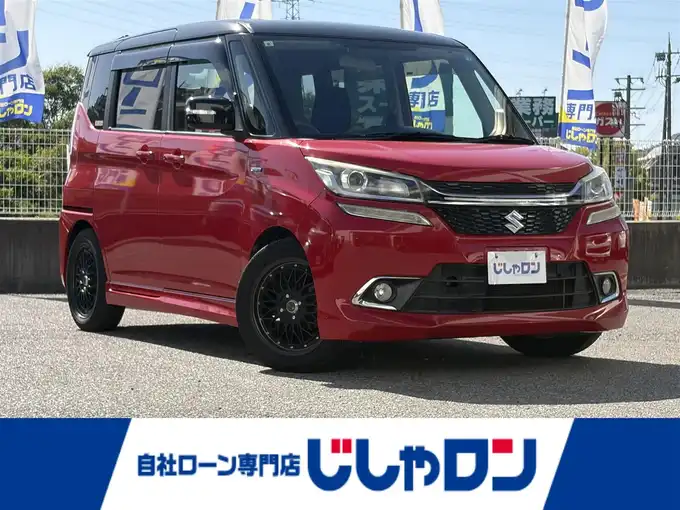 新着情報“ソリオバンディットハイブリッドMV デュアルカメラブレーキサポート装着車”2015年式ファーベントレッド/スーパーブラックパール入荷しました！