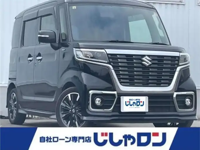 新着情報“スペーシアカスタムハイブリッドXSターボ 衝突被害軽減ブレーキ非装着車”2018年式ブルーイッシュブラックパール3入荷しました！