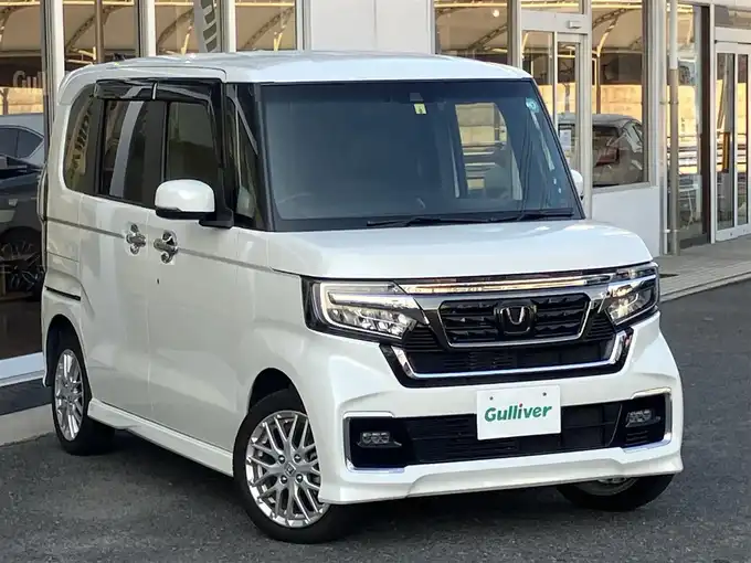 新着情報“Ｎ－ＢＯＸカスタムEXターボ”2022年式プラチナホワイトパール入荷しました！