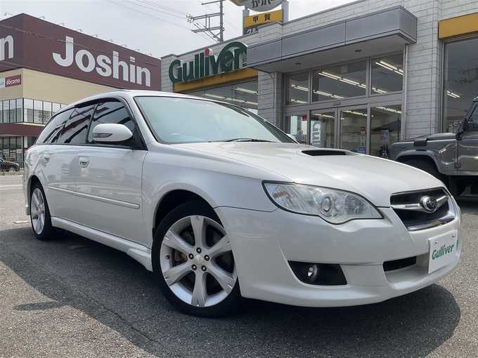 新着情報“レガシィツーリングワゴン2．0GT”2008年式サテンホワイトパール入荷しました！