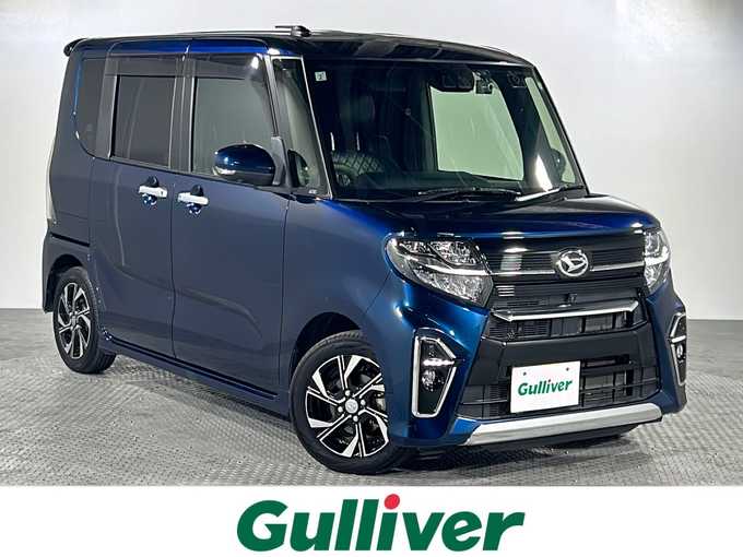 新着情報“タントカスタムX”2021年式レーザーブルークリスタルシャイン入荷しました！