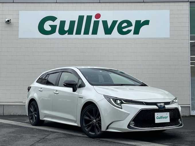 新着情報“カローラツーリングハイブリッド ダブルバイビー”2020年式ホワイトパールクリスタルシャイン入荷しました！