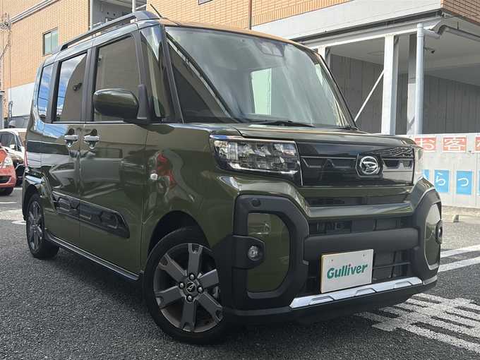 新着情報“タントファンクロスターボ”2023年式フォレストカーキメタリック入荷しました！