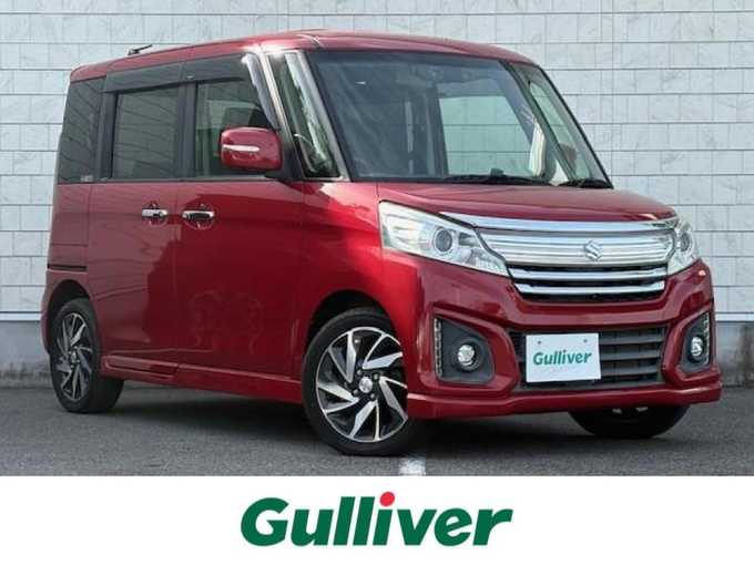 新着情報“スペーシアカスタムXSターボ デュアルカメラブレーキサポート装着車”2016年式フェニックスレッドパール入荷しました！