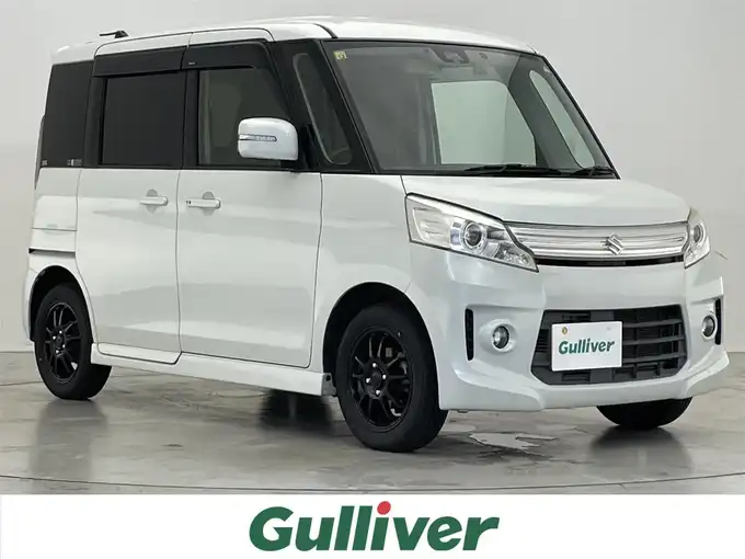 新着情報“スペーシアカスタムXS（レーダーブレーキサポート装着車）”2014年式パールホワイト入荷しました！