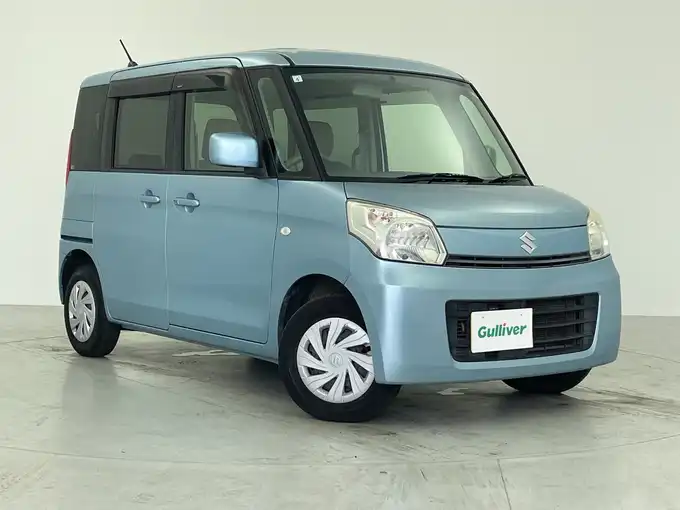 新着情報“スペーシアGスマートフォン連携ナビゲーション装着車”2013年式フィズブルーパールメタリック入荷しました！