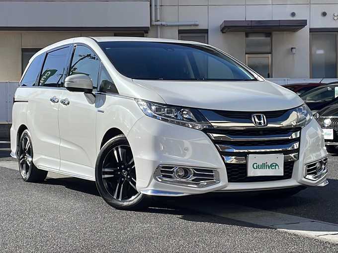 新着情報“オデッセイハイブリッドハイブリッドアブソルート・ホンダセンシングEXパッケージ”2016年式ホワイトオーキッドパール入荷しました！
