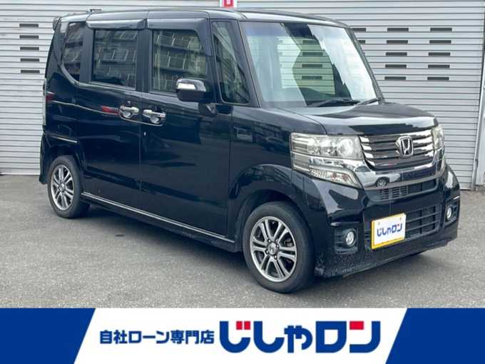 新着情報“Ｎ－ＢＯＸカスタム2トーンカラースタイル G特別仕様車ターボSSパッケージ”2014年式黒入荷しました！