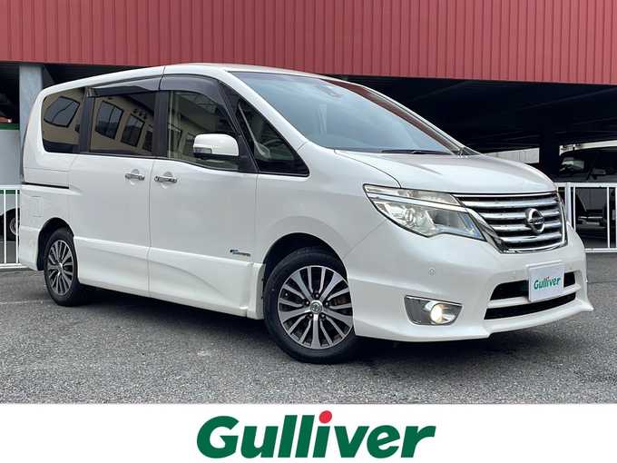 新着情報“セレナハイウェイスターG S－ハイブリッド アドバンスドセーフティパッケージ”2014年式ブリリアントホワイトパール入荷しました！