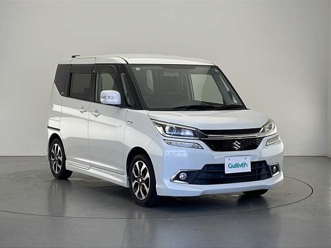 新着情報“ソリオバンディットハイブリッドMV デュアルカメラブレーキサポート装着車”2017年式ピュアホワイトP入荷しました！