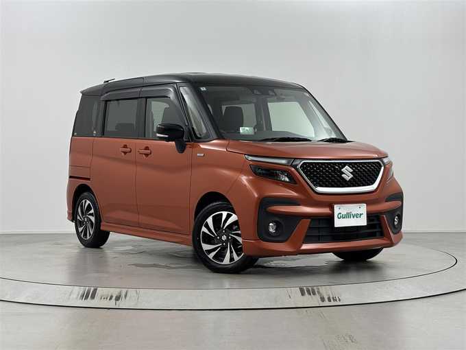 新着情報“ソリオバンディットハイブリッドMV”2022年式フレイムオレンジパールメタリック/ブラック2トーンルーフ入荷しました！