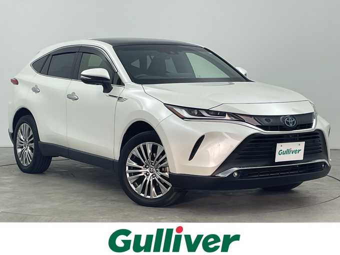 新着情報“ハリアーハイブリッドZ レザーパッケージ”2021年式ホワイト