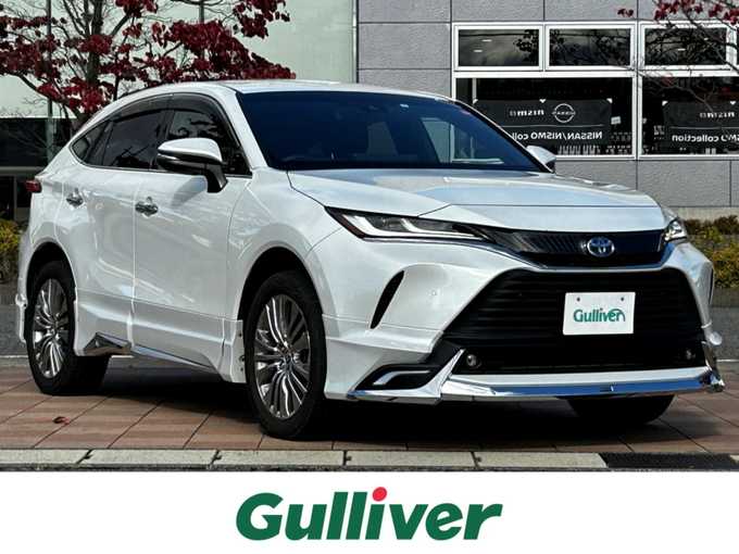 新着情報“ハリアーハイブリッドZ レザーパッケージ”2023年式プラチナホワイトパールマイカ入荷しました！