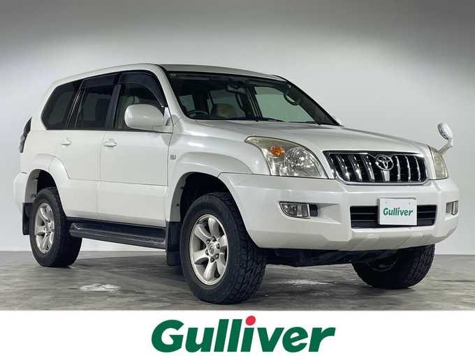 新着情報“ランドクルーザープラドTX 5人乗り仕様”2003年式ホワイトパールクリスタルシャイン入荷しました！