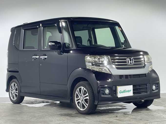 新着情報“Ｎ－ＢＯＸカスタムG・Lパッケージ”2013年式プレミアムゴールドパープルパール入荷しました！