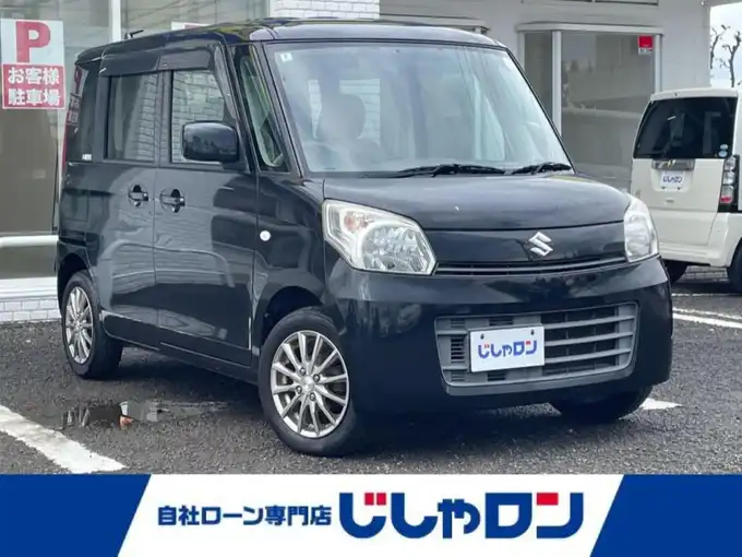 新着情報“スペーシアG（レーダーブレーキサポート装着車）”2014年式ブルーイッシュブラックパール3入荷しました！