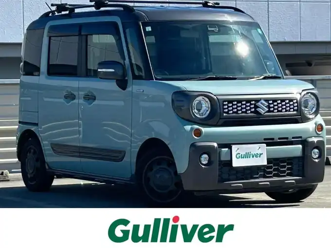 新着情報“スペーシアギアハイブリッドXZ”2019年式オフブルー