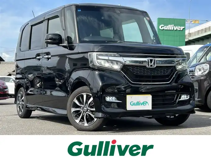 新着情報“Ｎ－ＢＯＸカスタムG・Lホンダセンシング”2018年式クリスタルブラックパール入荷しました！