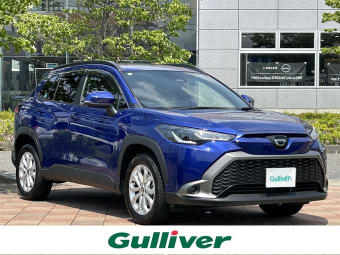 新着情報“カローラクロスハイブリッド S”2023年式ダークブルーマイカM入荷しました！