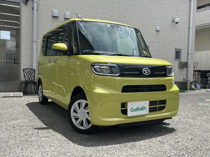 新着情報“タントカスタムX”2022年式マスタードイエローマイカメタリック入荷しました！