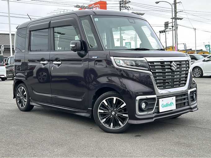 新着情報“スペーシアカスタムハイブリッドXS”2019年式ムーンライトバイオレットPM入荷しました！
