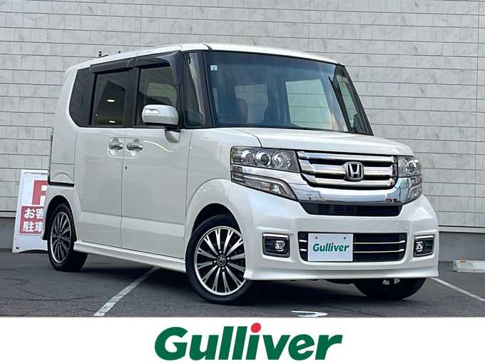 新着情報“Ｎ－ＢＯＸカスタムG・ターボLパッケージ”2015年式プレミアムホワイトパールⅡ入荷しました！