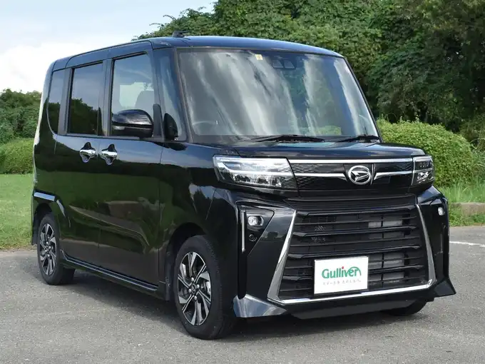 新着情報“タントカスタムX”2023年式ブラックマイカメタリック入荷しました！